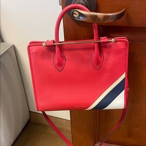 Red and Blue Handbag